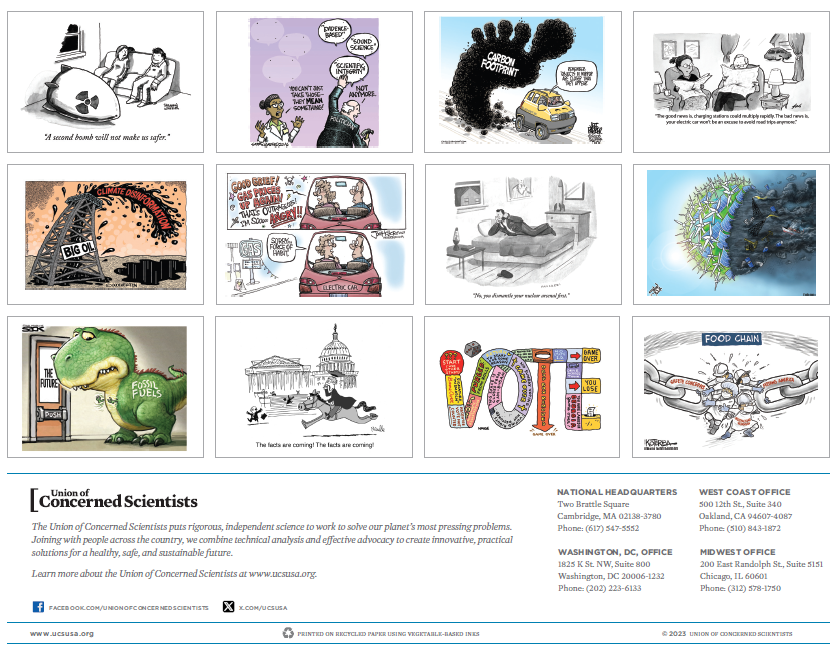 2025 Union of Concerned Scientists Calendar UCSStore
