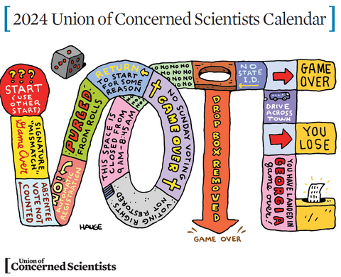 2024 Union of Concerned Scientists Calendar